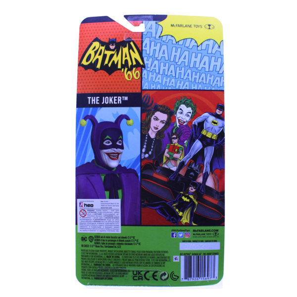 Batman’66 Retro Actionfigur Joker (Comic-Style) 15 cm (2023, DC)